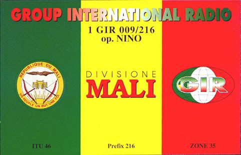 Qsl from Mali