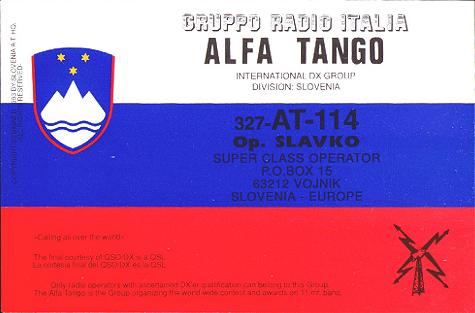 Qsl from Slovenia