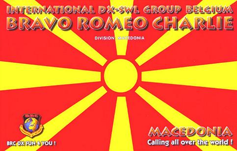 Qsl from Macedonia