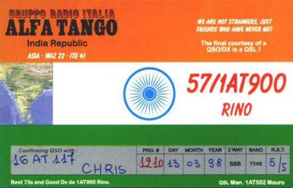 Qsl from India