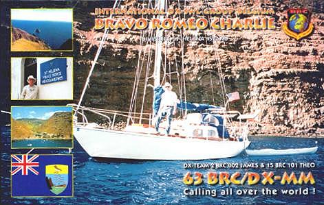 Qsl from St. Helena Island