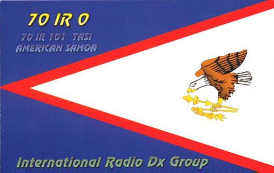 Qsl from American Samoa Islands