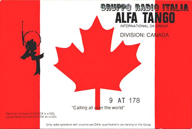 Qsl from Canada