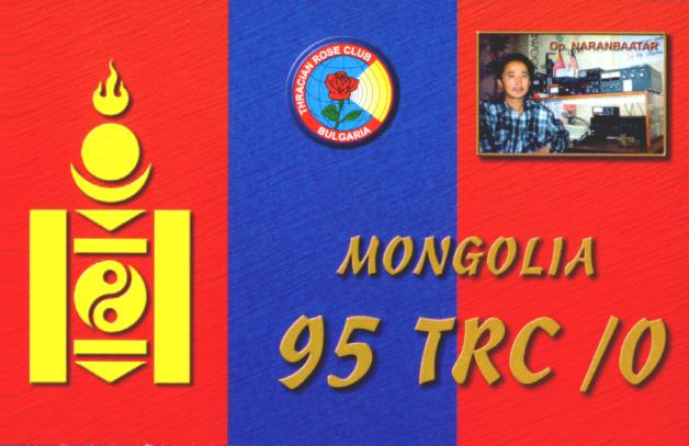 Qsl from Mongolia