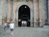 Posing in the Archway