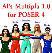 Multipla for Poser 4 only