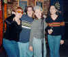 Jen, Deb, Pat & Bobbie singing kareoke in NY