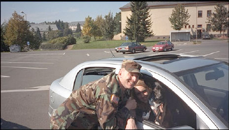 Berin in uniform at his base.