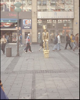 Mime on Munich Marienplatz.