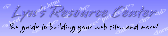 Lyn's Resource Center Header Logo