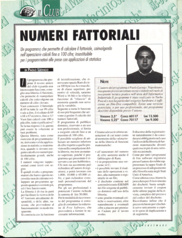 Scansione Pagina Rivista