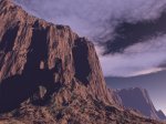 Bluffs During a Storm