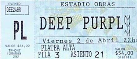 Entrada Deep Purple