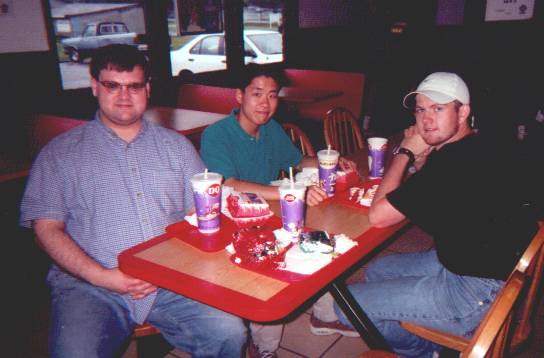 Another view of the folks from TLC2000.  Garth, Exion, and Jake from left to right