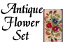 Antique Flowers Set