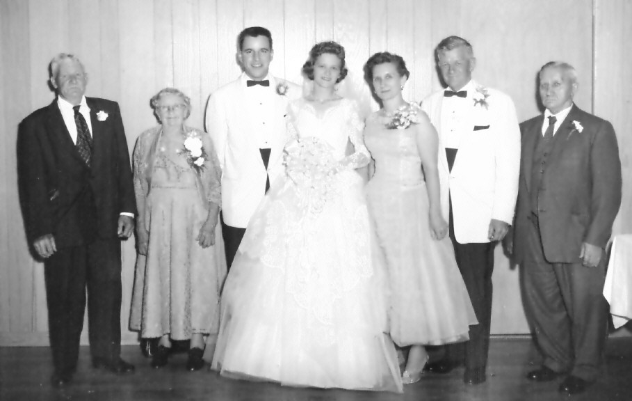 Anthony and Josephine Sokol, us, Stella and Charlie, Stanley Dombkowski (see Mary Dombkowski on CHILDHOOD page)