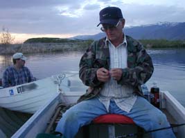 Fishing from the boat