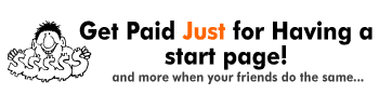 Get paid for having a Start Page