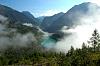 Veduta della Valle del Vajont con l'omonimo lago