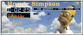 Homer Simpson Winamp Skin