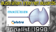 Australian Internet Awards Finalist 1998