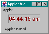 Applet Reloj Digital