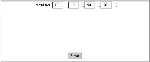 Applet drawLine()