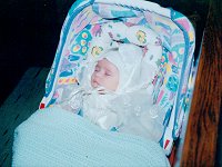 Alexandra's baptism photo.