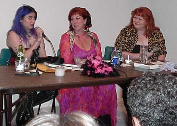 Panel shot (L2R)- Stella Zine, Annie Sprinkle, Dolores French