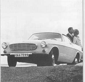 P1800S (original photo from Volvo P1800 Swedish Club)