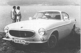 P1800S (original photo from Volvo P1800 Swedish Club)