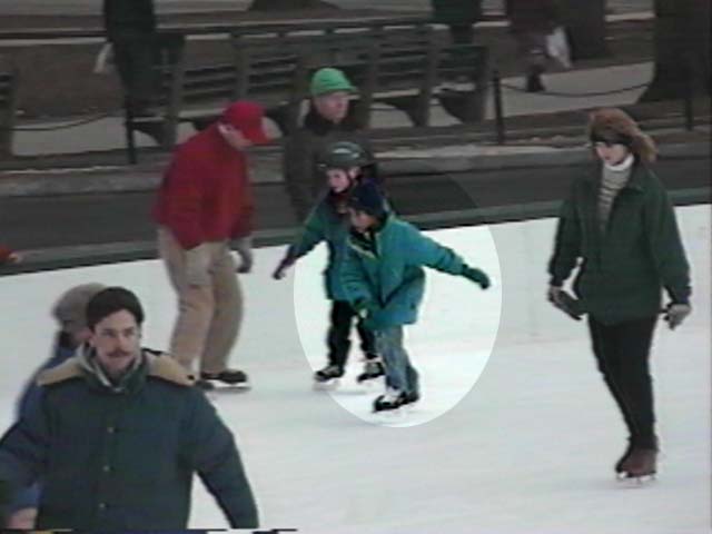 David skating