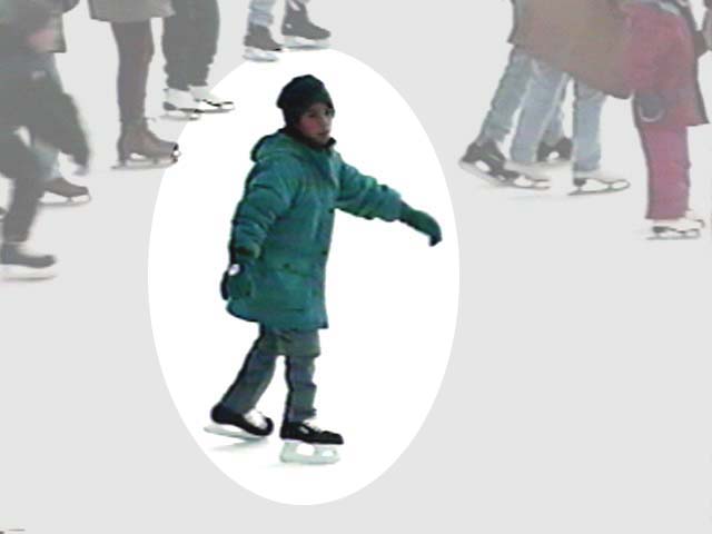 David ice skating