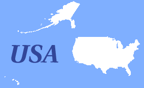 map of USA