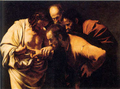 Caravaggio: Incredulit di S.Tommaso