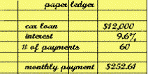 paper ledger