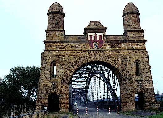 Old bridge over south Elbe