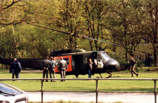 The Medevac helicopter