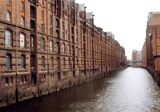 Canal and warehouses