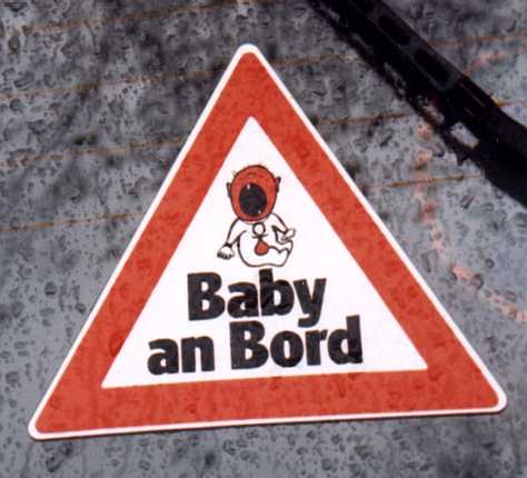 Baby an Bord