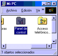 Doble Click nel Panel de Control.