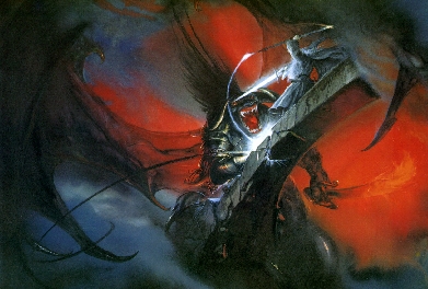 [Gandalf and the Balrog, by John Howe]