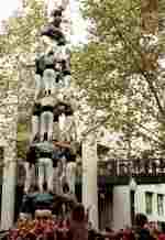 Los Castellers de Sants.