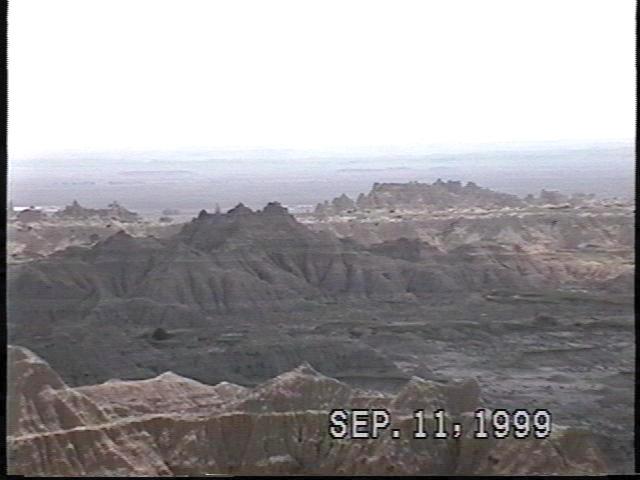 View of the Badlands