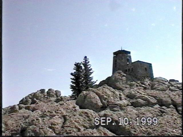 Fire lookout tower on Harney Peak