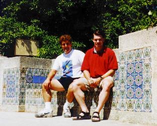 Bill & Greg at Wrigley Garden