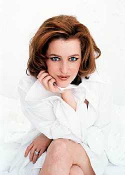 Gillian Anderson before the morphing...