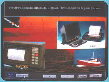 [Schermata tutorial GMDSS]