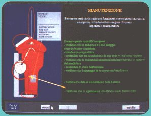 [Schermata manutenzione]