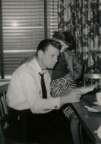 Robert William Sutton, and daughter Carol Lorraine Sutton, about 1955, Norfolk, Virginia, Photo: by Nancy Townsend Sutton